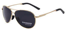 Unisex Gold Polarized Sunglasses