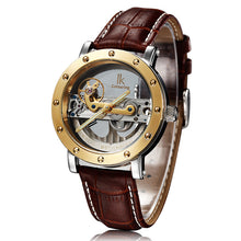 Original  Mechanical Men watches Tourbillon automatic luxury brand business skeleton Genuine Leather strap Top brand relojes