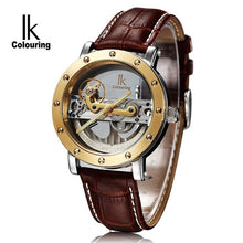 Original  Mechanical Men watches Tourbillon automatic luxury brand business skeleton Genuine Leather strap Top brand relojes
