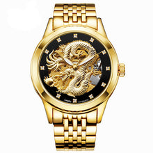 Unisex Automatic Skeleton Dragon Watch