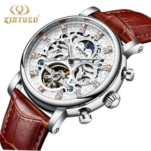 KINYUED Luxury Skeleton Watch