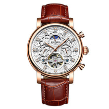 KINYUED Luxury Skeleton Watch