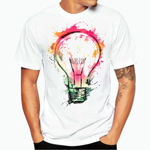 Colorful Light Bulb T Shirt