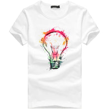Colorful Light Bulb T Shirt