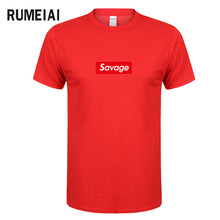 Savage Box Logo T Shirt