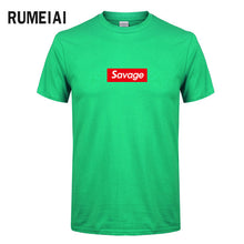 Savage Box Logo T Shirt