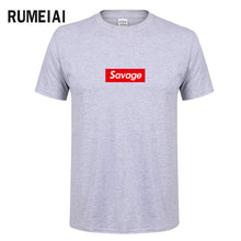 Savage Box Logo T Shirt
