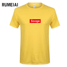 Savage Box Logo T Shirt