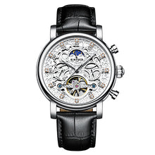 KINYUED Luxury Skeleton Watch