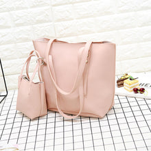4Pcs Women Leather Bag