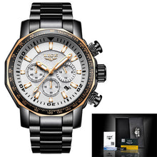 Mens Watches LIGE Top Brand Luxury Men's Military Sports Watch Men's Stainless Steel Waterproof Quartz Watch relogio masculino