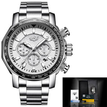 Mens Watches LIGE Top Brand Luxury Men's Military Sports Watch Men's Stainless Steel Waterproof Quartz Watch relogio masculino