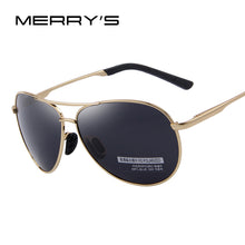 Unisex Gold Polarized Sunglasses